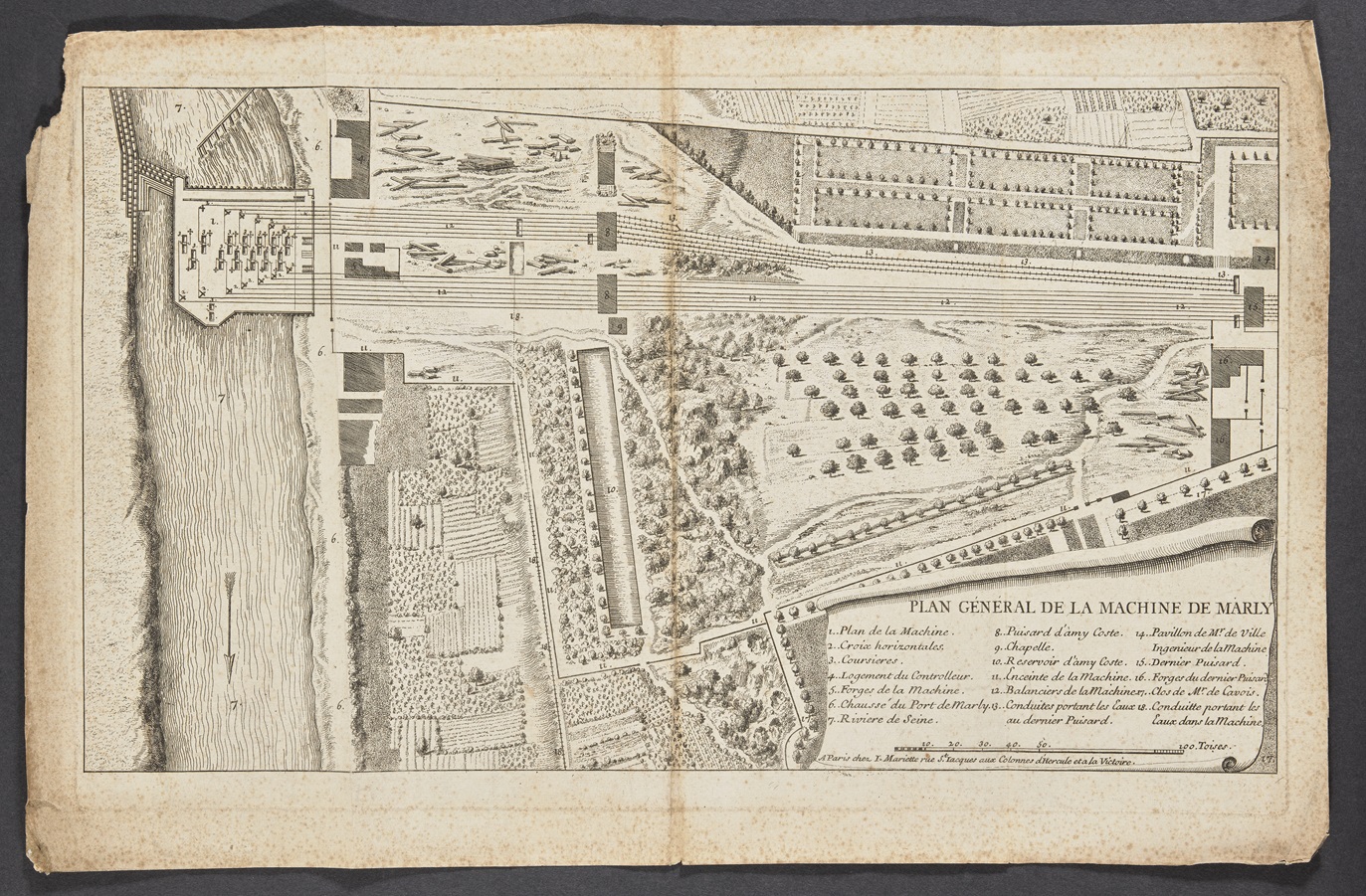 Plan général de la machine de Marly