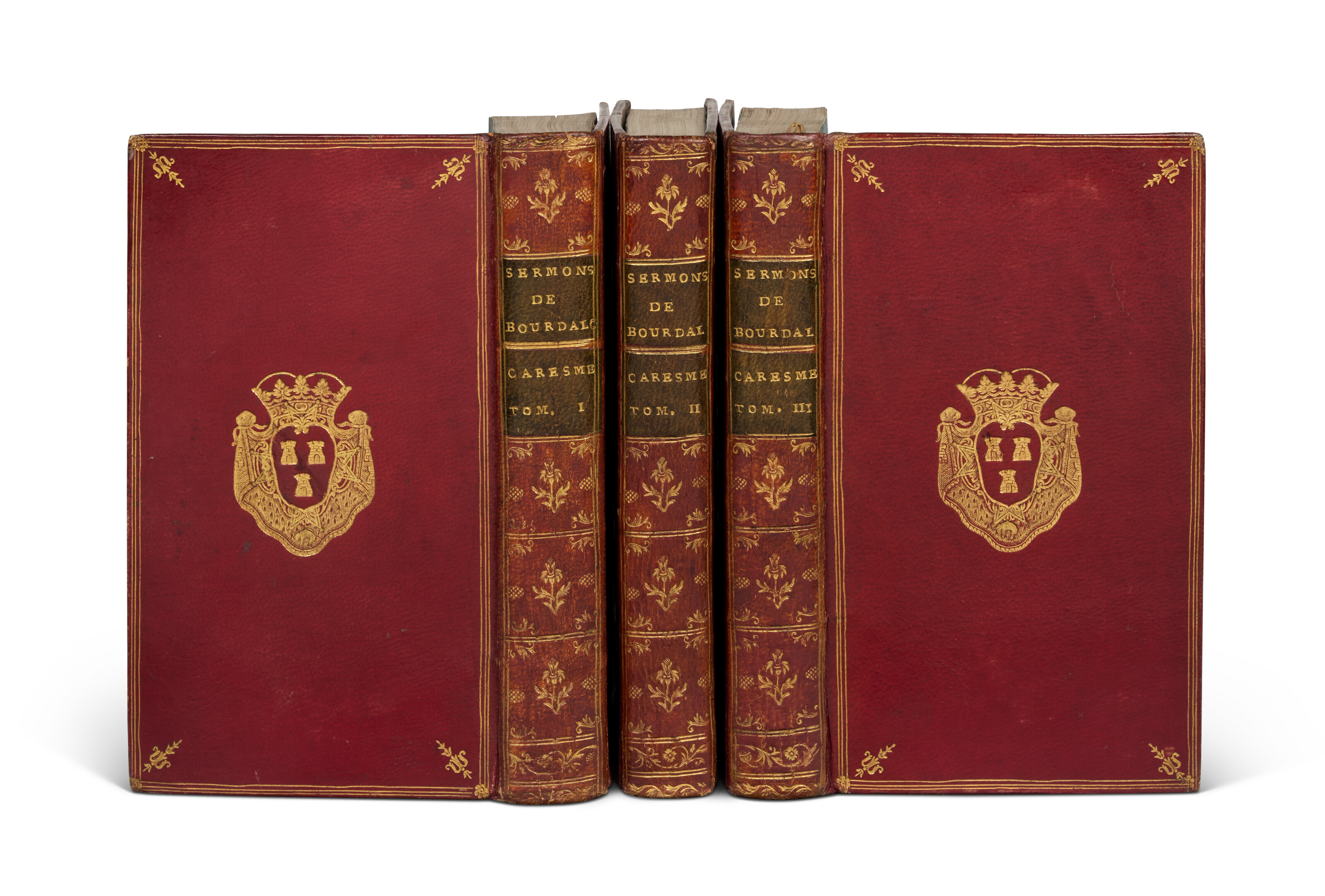 Livre aux armes de Madame de Pompadour - Sermons pour le Caresme