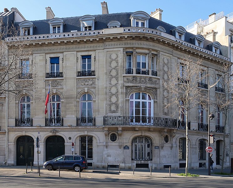 L’hôtel de la Tour d’Auvergne - Ambassade du Chili