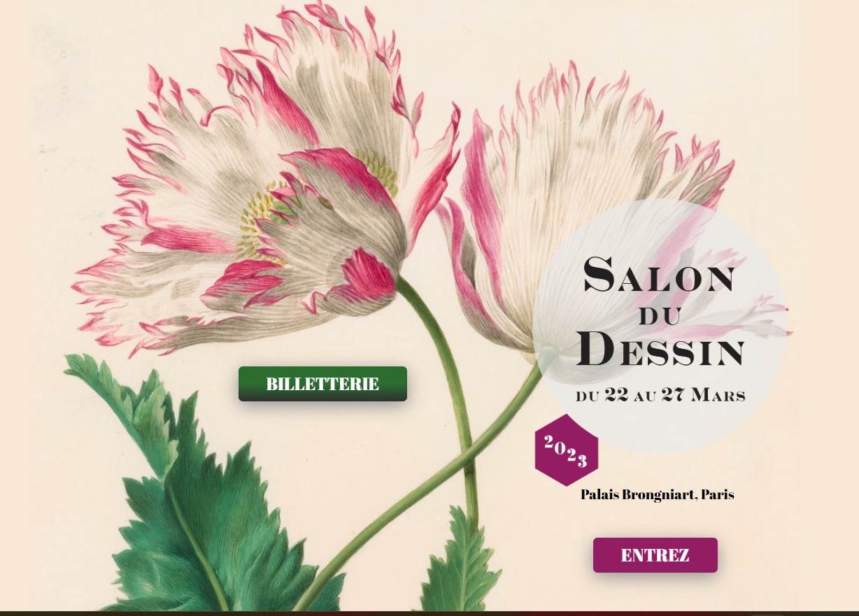 Salon du dessin (invitation 1 pers) du 22 au 27 mars 2023