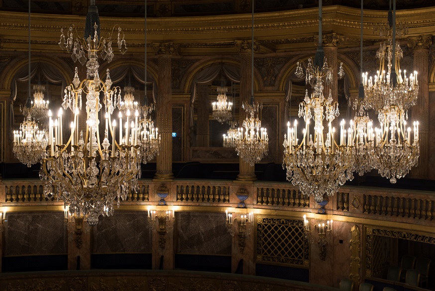 L'éclairage à la bougie