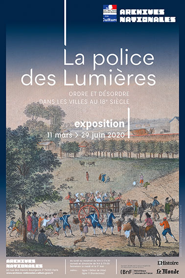 Visite de l'exposition "La police des Lumières, ordre et désordre dans les villes au 18e siècle"