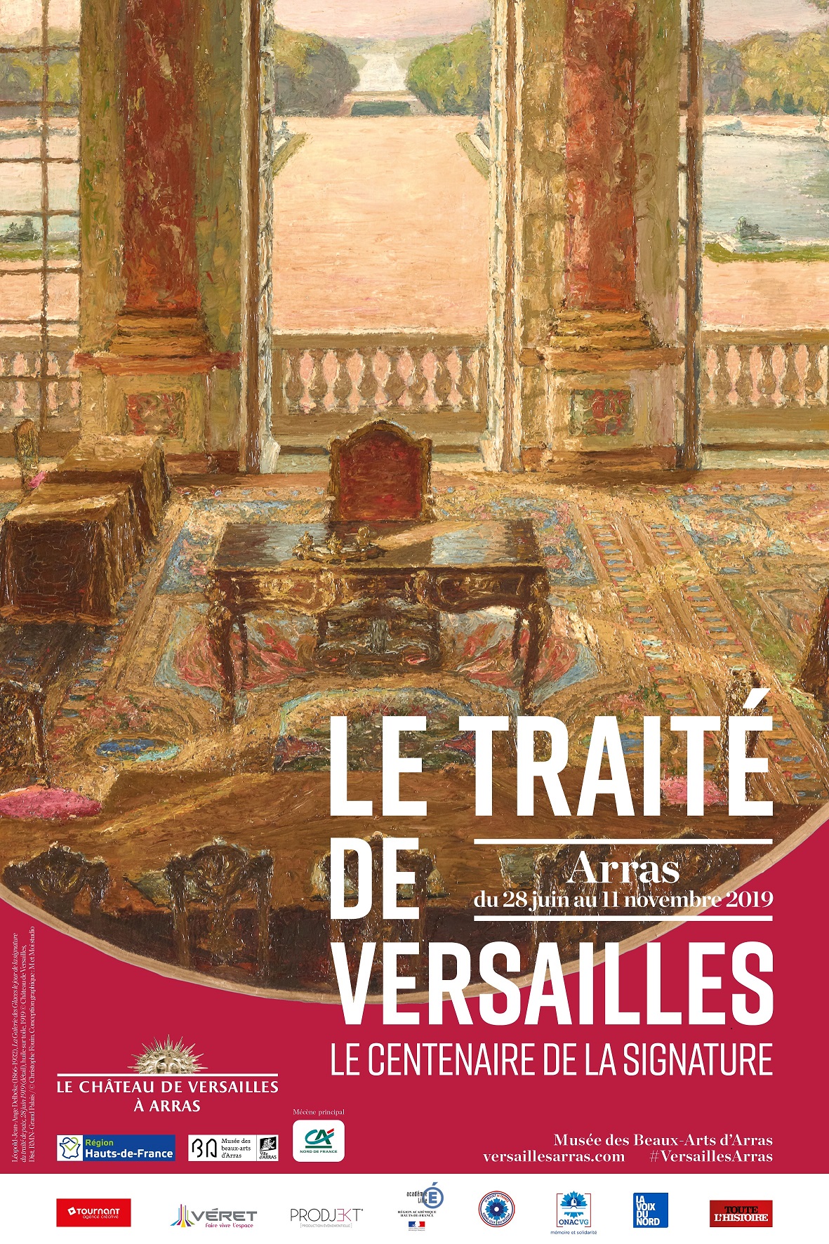 Le Traité de Versailles, exposition "hors les murs" du château à ARRAS