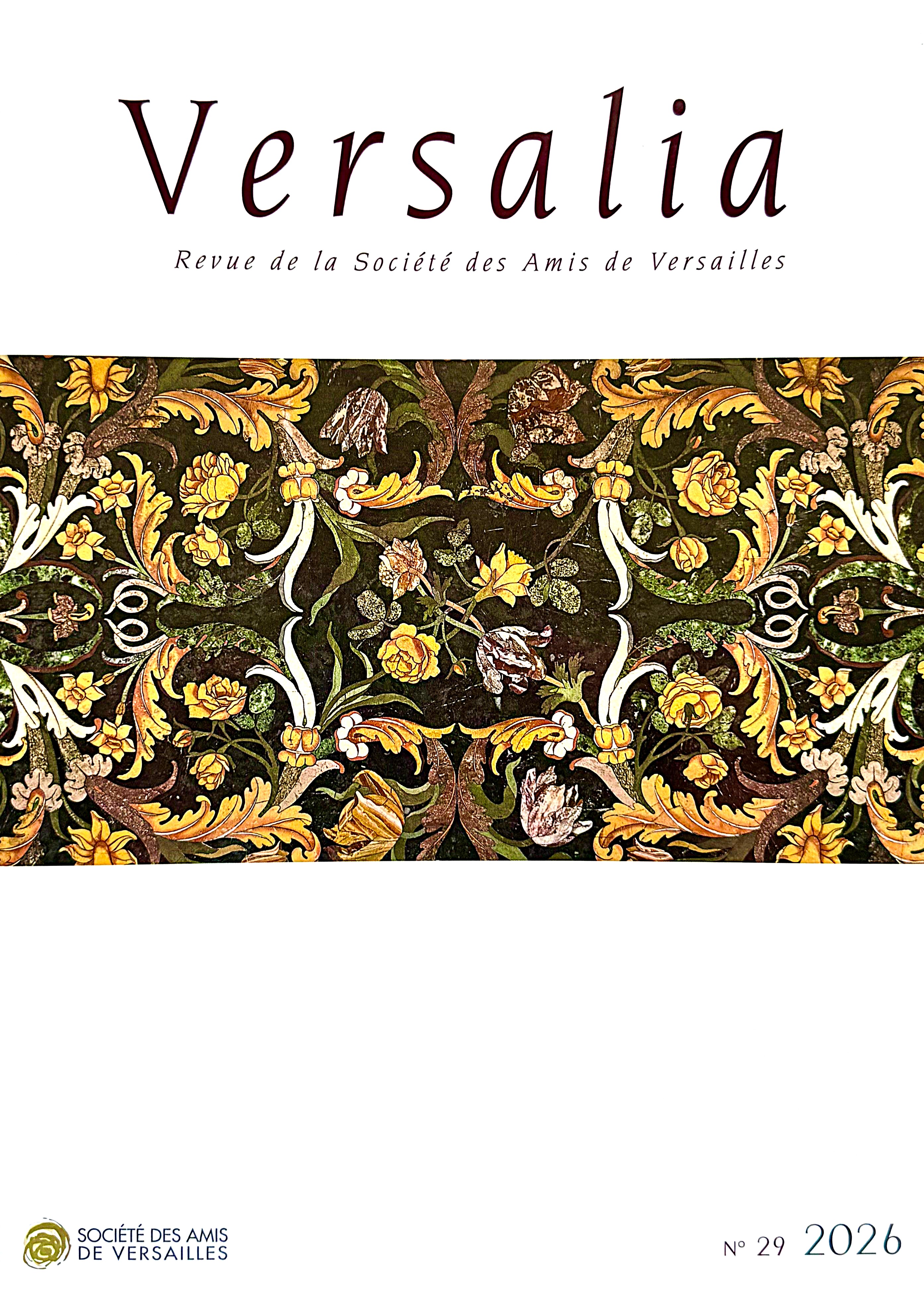 VERSALIA n°29 (2026) frais de port France inclus