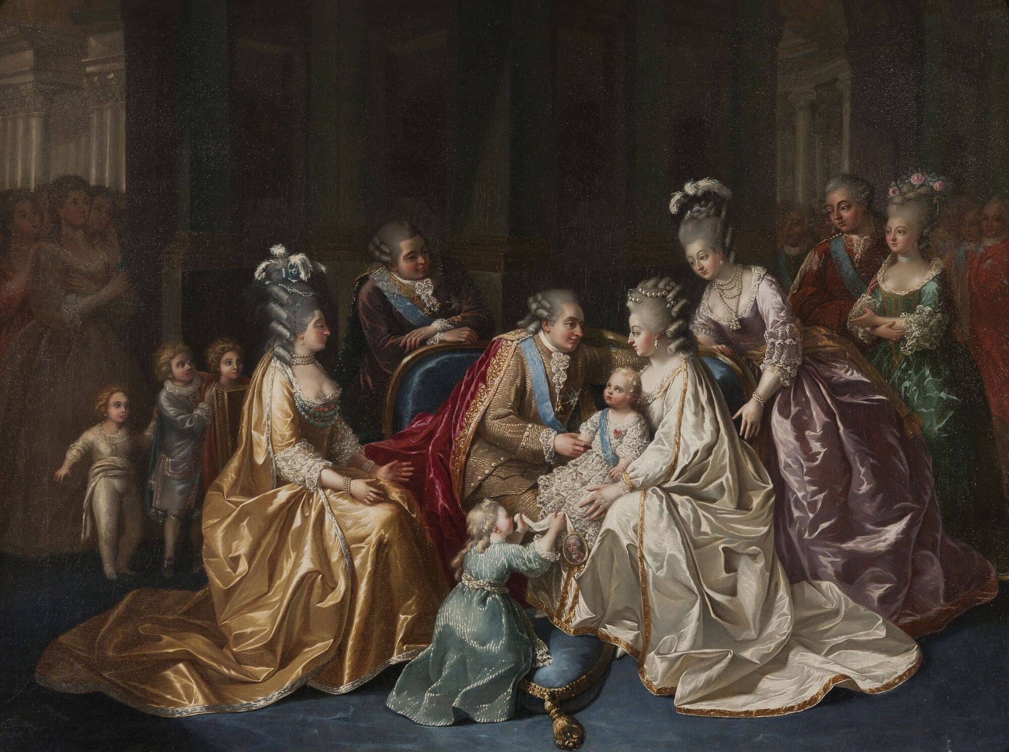 Les frères de Louis XVI et leurs épouses