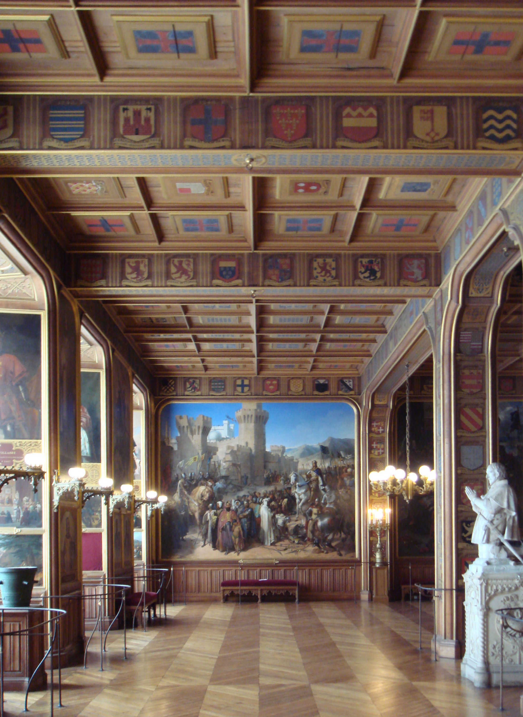Soirée privée dans la galerie de l'Histoire et les salles des Croisades