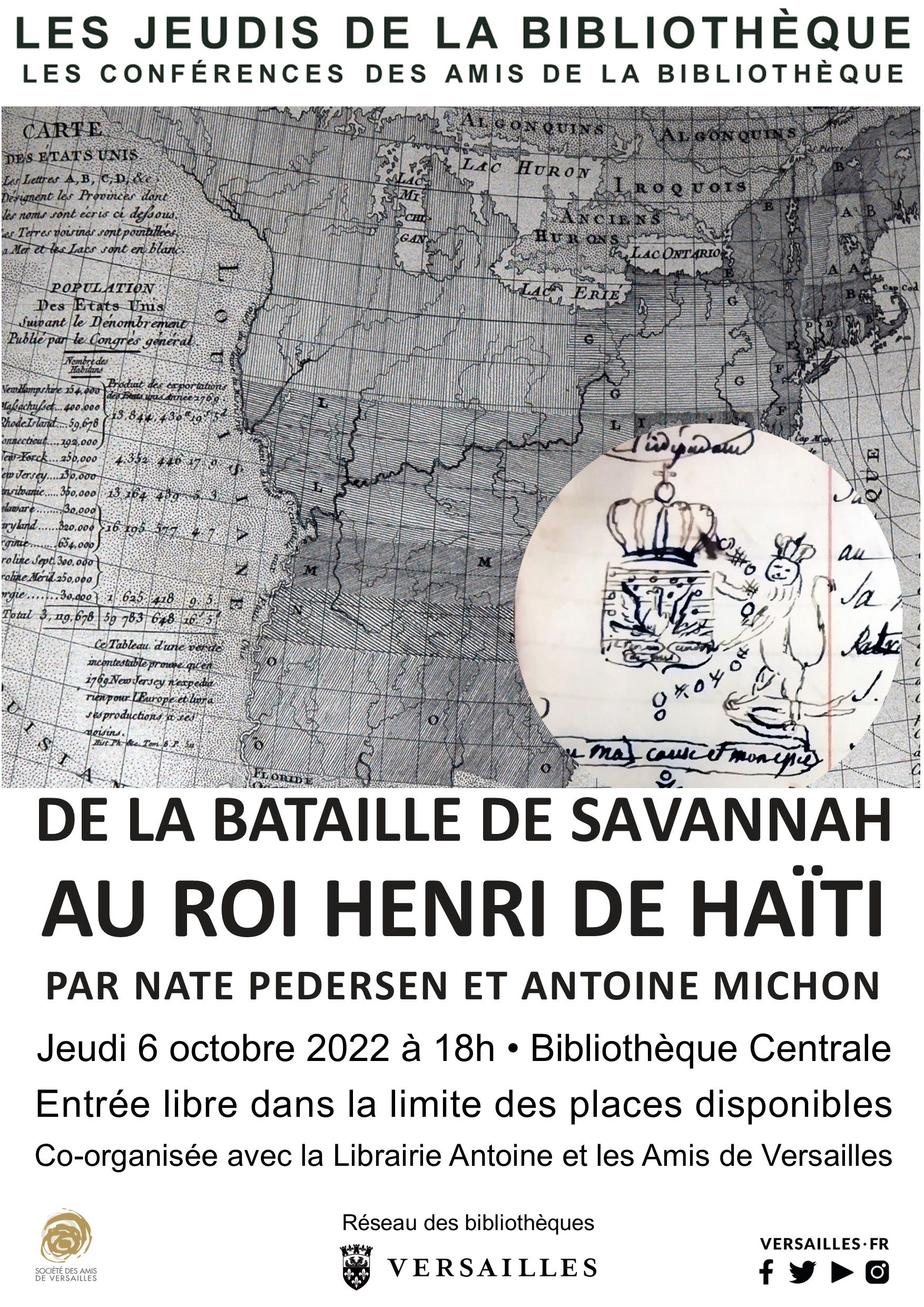 Cycle de conférences « Indépendance américaine » (Bibliothèque de Versailles)